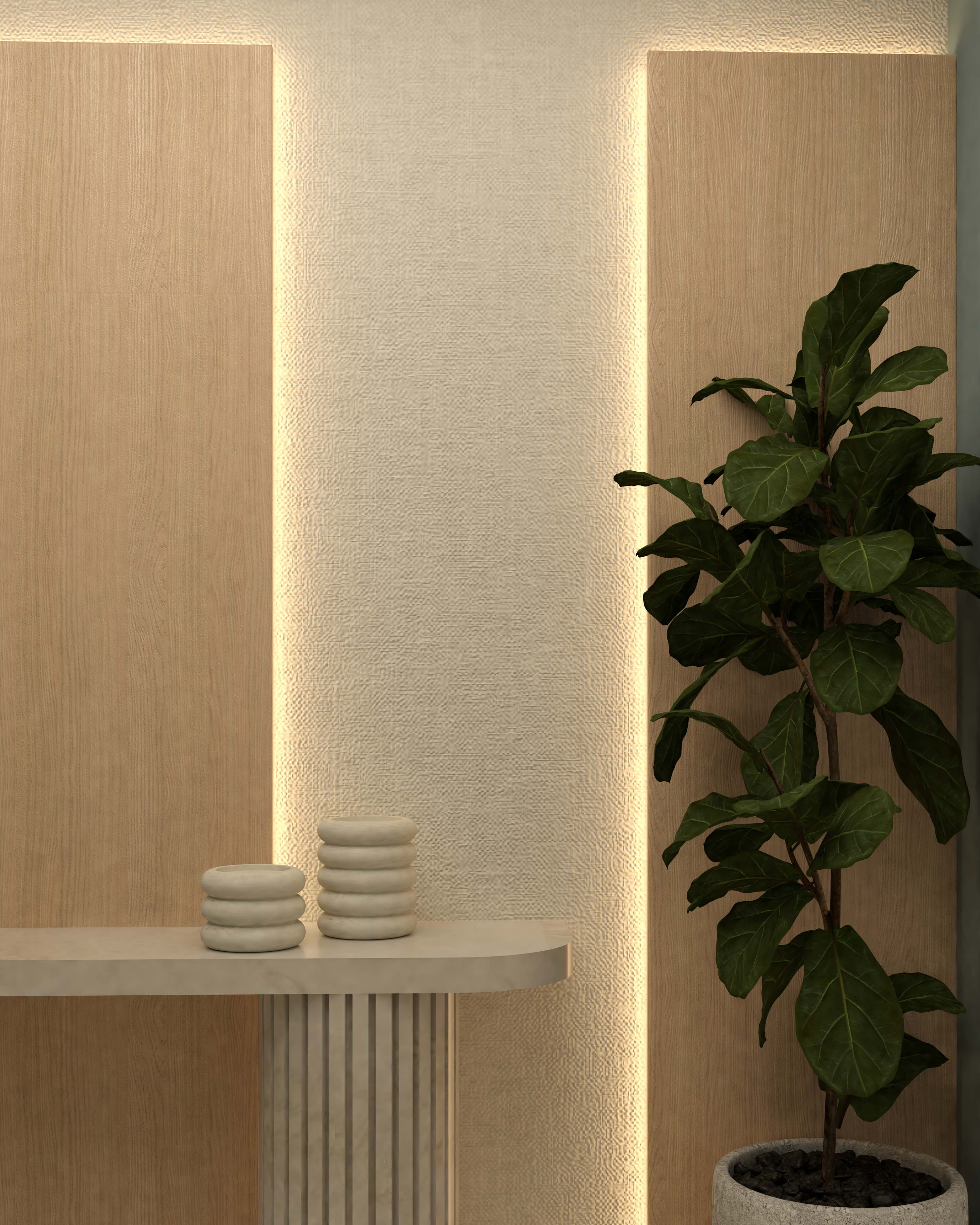 Elevator Foyer detail